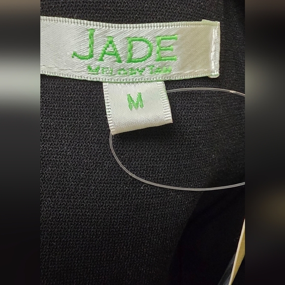 Nwt JADE MELODY TAM Women’s  Ruffled Black Dress Mini Size Medium - Picture 10 of 11